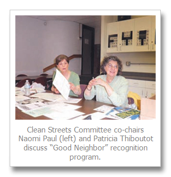 Clean Streets Committee on top of all the issues